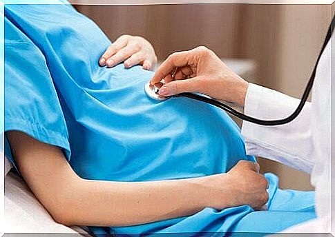 pregnant woman being examined