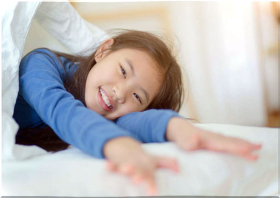 How can you help your child wake up in a good mood?