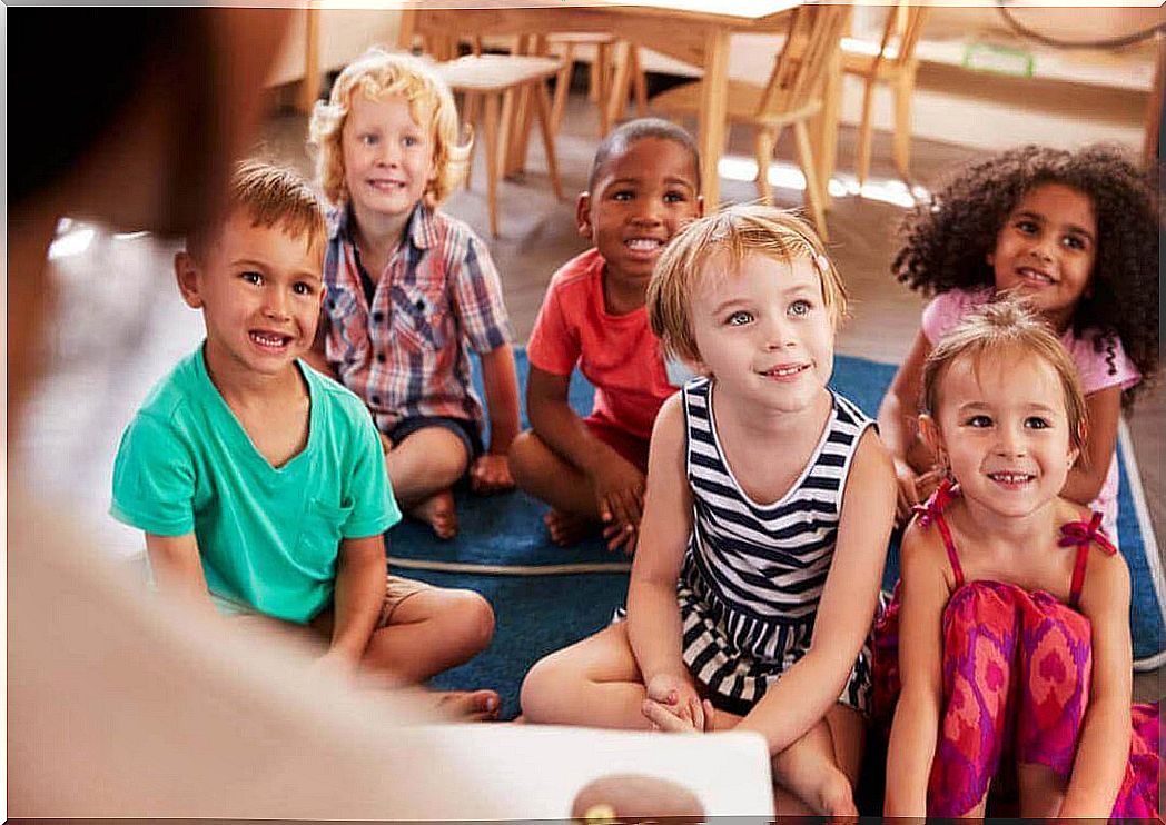 children before the start of preschool: children in preschool