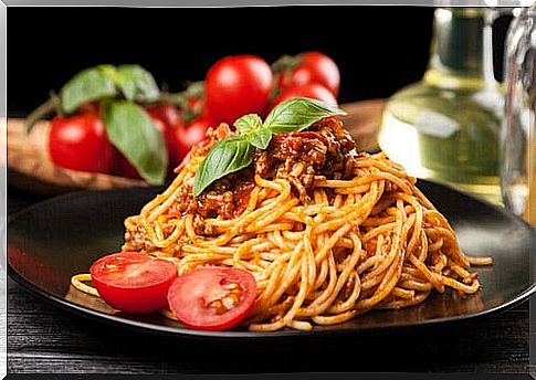 low fat recipe: spaghetti